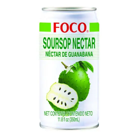 FOCO SOURSOP DRINK BEBIDA DE GUANABANA 350ML