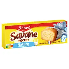 BROSSARD SAVANE POCKET NATURE A BASE DE YAOURT 210G