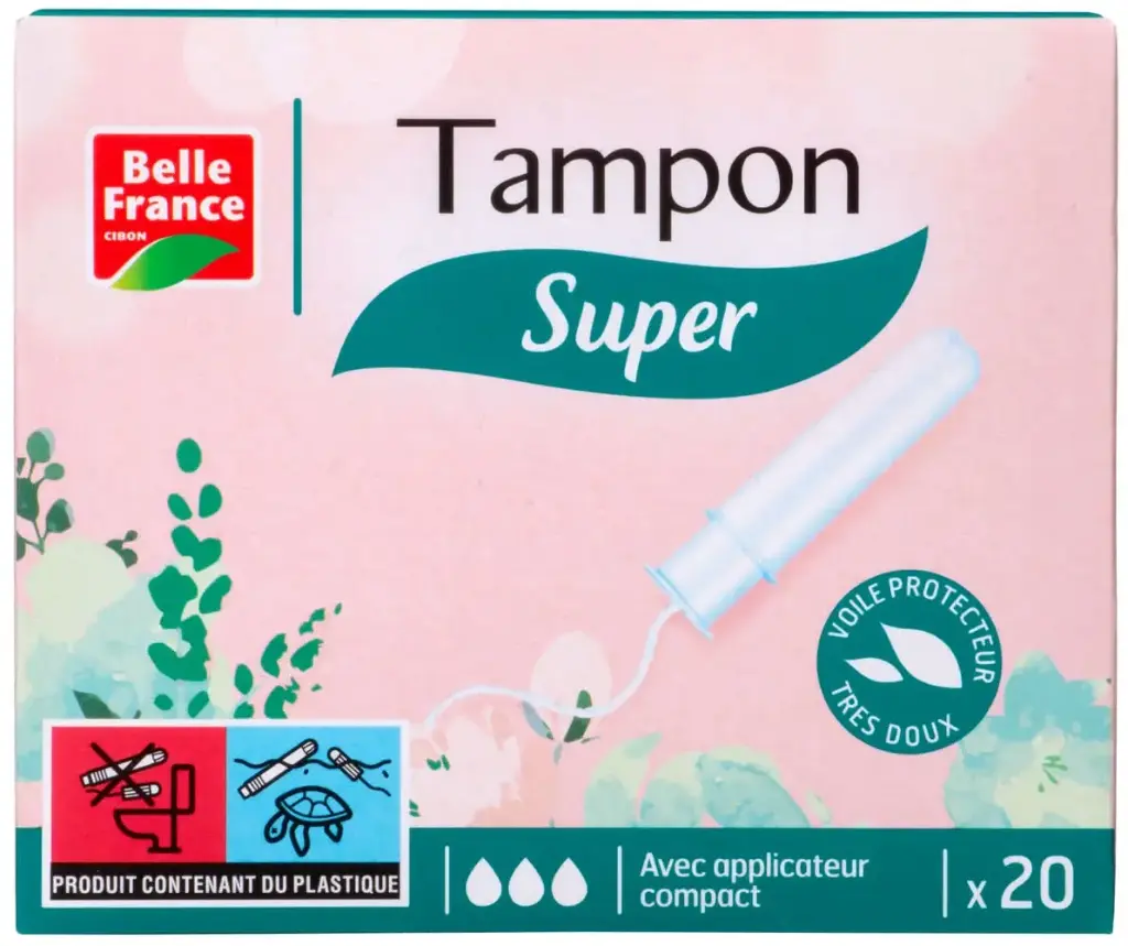 BELLE FRANCE TAMPON SUPER ×20