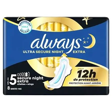 ALWAYS ULTRA SECURE NIGHT EXTRA 12H DE PROTECTION 