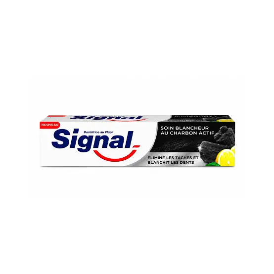 SIGNAL SOIN BLANCHEUR AU CHARBON ACTIF 130G