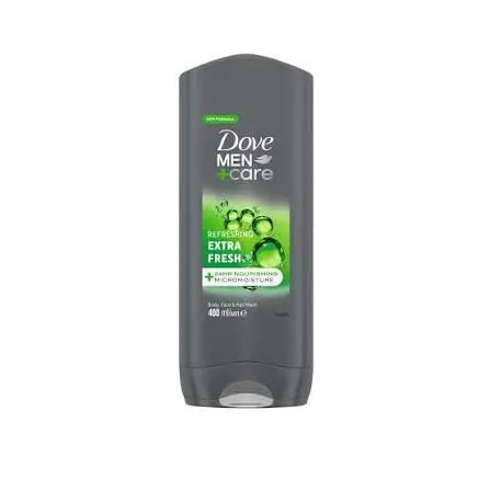 DOVE MEN + CARE REFRESHING EXTRA FRESH 24HR NOURISHING BODY WASH 400ML