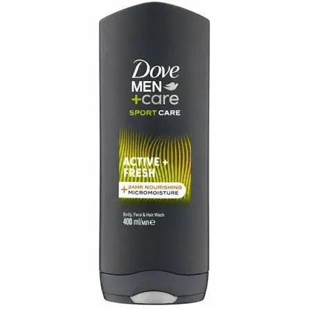 DOVE MEN + CARE SPORT CARE ACTIVE+FRESH 24HR NOURISHING BODY WASH 400ML