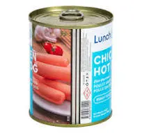 LUNCHEON CHICKEN HOT DOG 340G