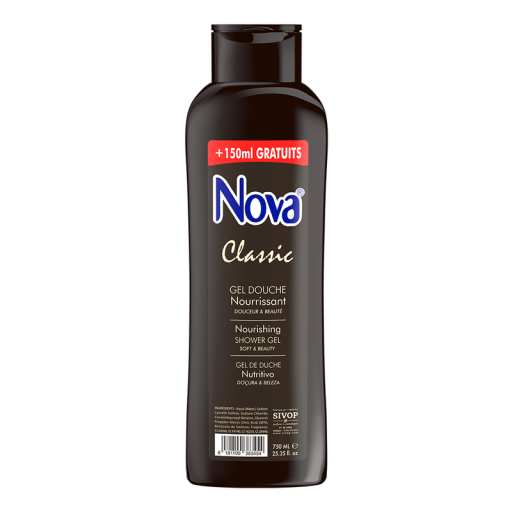 NOVA CLASSIC GEL DOUCHE NOURRISSANT 750ML