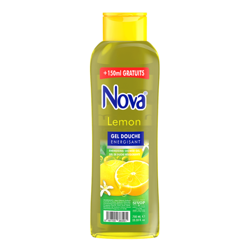 NOVA LEMON GEL DOUCHE ENERGISANT 750ML