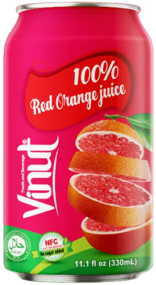 VINUT 100% RED ORANGE JUICE 330ML