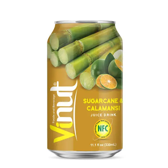 VINUT SUGARCANE & CALAMANSI JUICE DRINK 330ML
