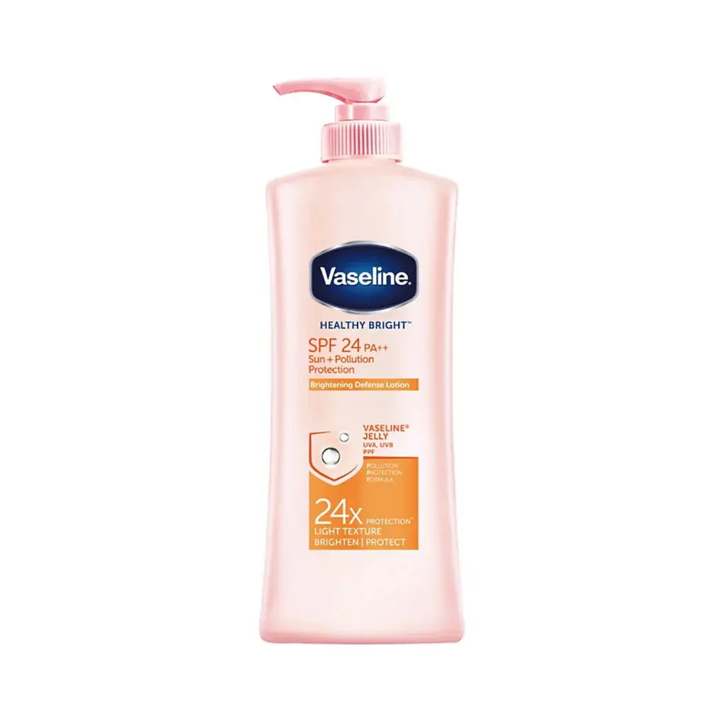 VASELINE SPF 24 PA++ SUN+POLLUTION BRIGHTENING PROTECTION LOTION 400ML