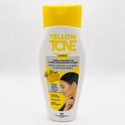 YELLOW TONE LOTION FORMULA CONCENTRATE IN VITAMIN C, BETA CAROTENE & VITAMIN C 400ML