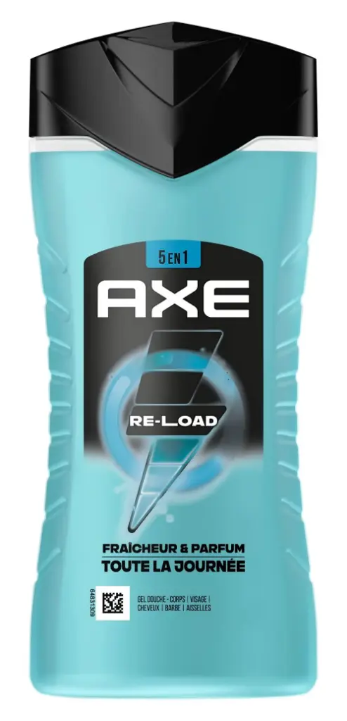 AXE RE-LOAD FRAICHEUR & PARFUM 5EN1 GEL DOUCHE 250ML
