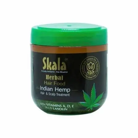 SKALA HERBAL HAIR FOOD INDIAN HEMP WITH VITAMINS A, D, E PLUS LANOLIN 240ML