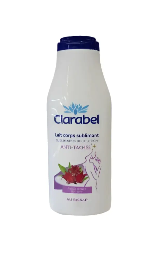 CLARABEL LAIT CORPS SUBLIMANT ANTI-TACHES DULL SKINS AU BISSAP 250ML