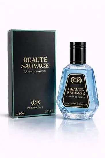 BEAUTE SAUVAGE EXTRAIT DE PARFUM CP DESIGNE EN FRANCE 50ML
