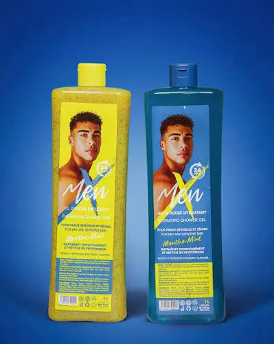 XMEN GEL DOUCHE EXFOLIANT MENTHE-MINT 500ML