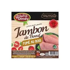 GOURMETS DINDY JAMBON DE BOEUF FUME AU BOIS 80G 