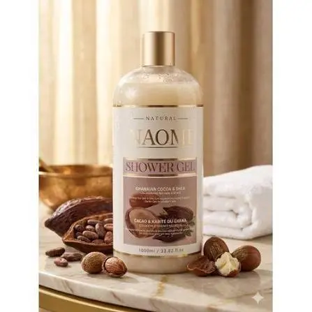 NAOMI SHOWER GEL CACAO ET KARITE DU GHANA