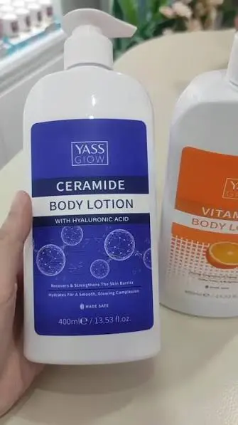 YASS GLOW CERAMIDE BODY LOTION WITH HYALURONIC ACID 400ML