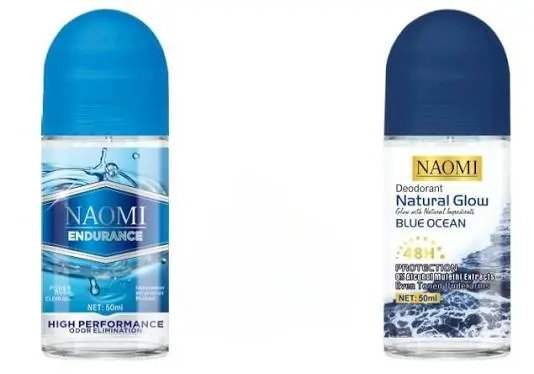 NAOMI DEODORANT NATURAL GLOW BLUE OCEAN 48H 50ML