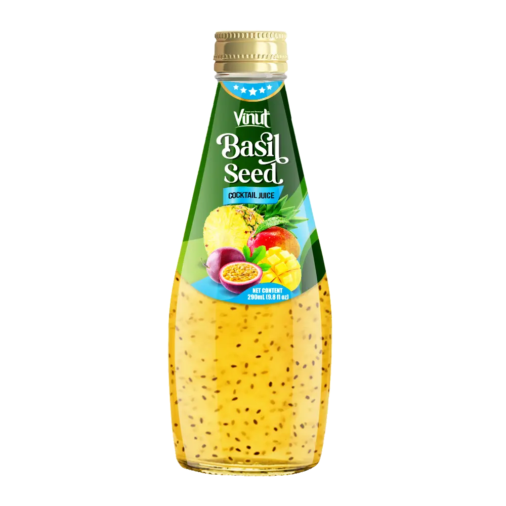 RICHINA BASIL SEED DRINK WITH REAL MANGO JUICE 290ML