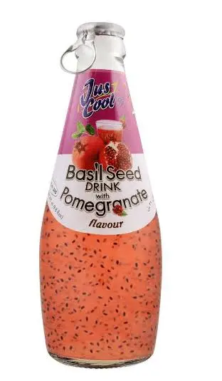 FIESTA POMEGRANATE JUICE WITH BASIL SEED DRINK 290ML