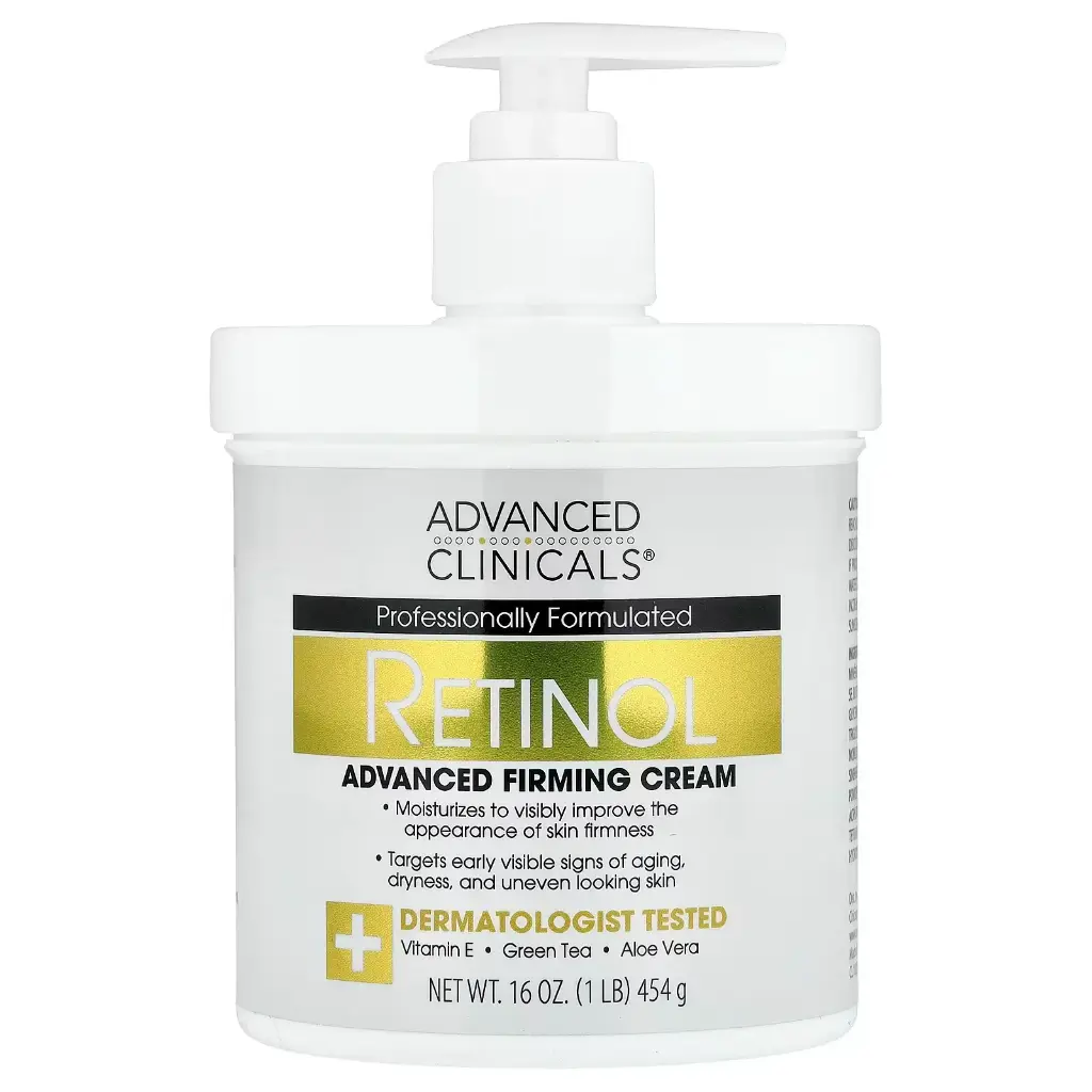 ADVANCED CLINICALS RETINOL ADVANCED FIRMING CREAM 454G