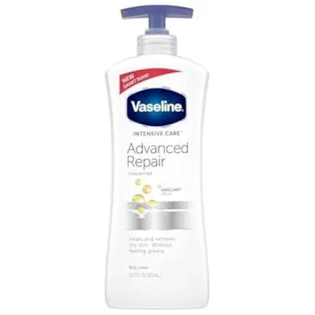 VASELINE INTENSIVE CARE ADVANCED REPAIR HEALS AND RELIEVES DRY SKIN 600ML