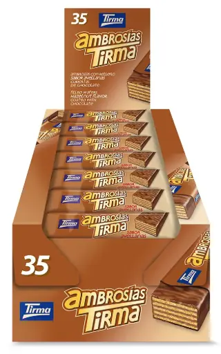 AMBROSIAS TIRMA CUBIERTA DE CHOCOLATE 21.5G