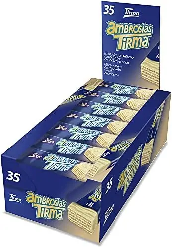 AMBROSIAS TIRMA CUBIERTA DE CHOCOLATE BLANCO 21.5G