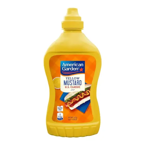 [717273502550] AMERICAN GARDEN YELLOW MUSTARD 227G
