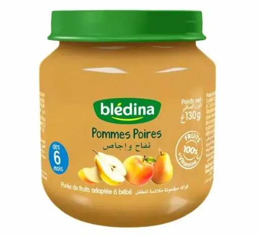 [10420572] BLEDINA POMMES POIRES 130G