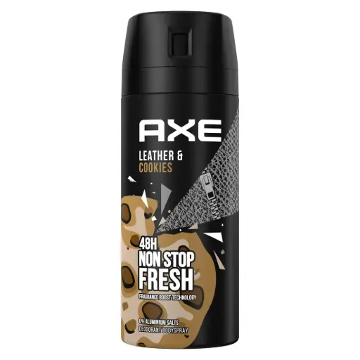 [7791293048857] DEO AXE LEATHER ET COOKIES 150ML