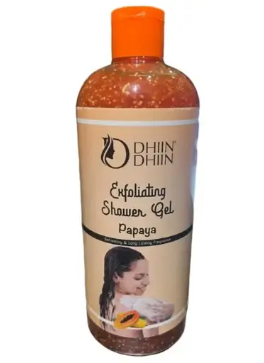 [5280270042718] DHIIN EXFOLIATING SHOWER GEL PAPAYA 1L