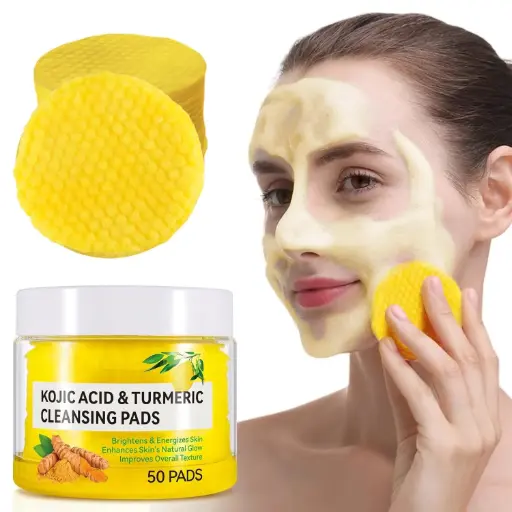 DIALUSKIN PADS GOMM IT NETTOYANTS AU CURCUMA ET AU KOJIC100ML