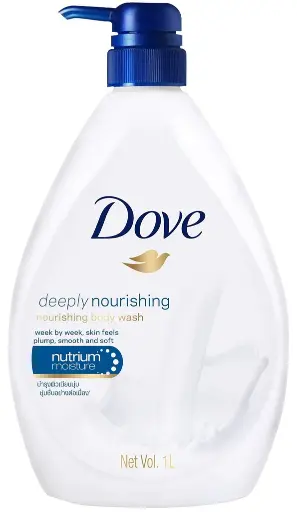 [8901030865763] DOVE CARING BATH GEL DOUCHE 1L