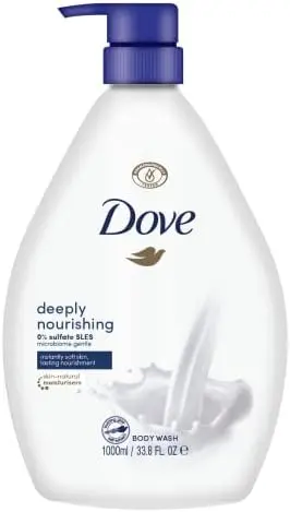 [8901030865756] DOVE CARING BATH GEL DOUCHE 1L