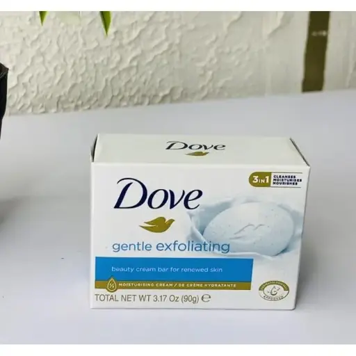 [7501056371159] DOVE GENTLE EXFOLIATING BEAUTY CREAM BAR FOR RENEWED SKIN SOAP 135G