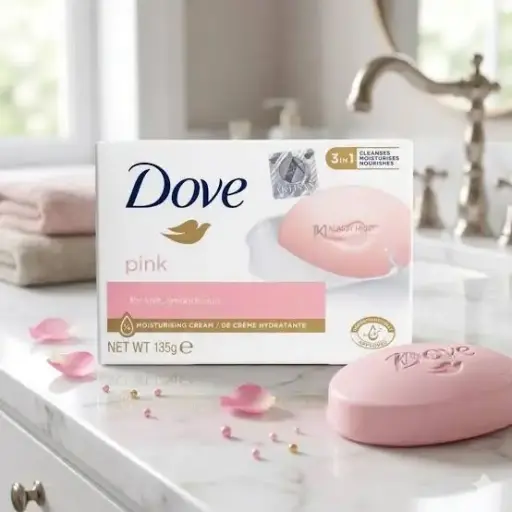 [7501056349288] DOVE PINK FOR SOFT SMOOTH SKIN SOAP 135G