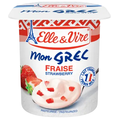 [3451790397509] ELLE ET VIRE MON GREC FRAISE 500G