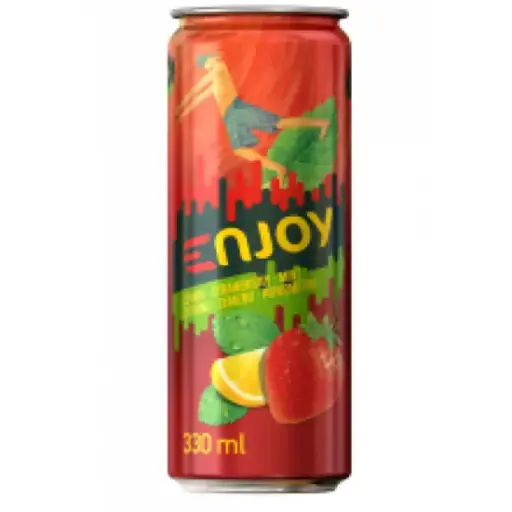 [4750042001843] ENJOY LEMON STRAWBERRY 330ML