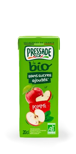 [3254690670600] JUS PRESSADE LE BIO POMME 20CL