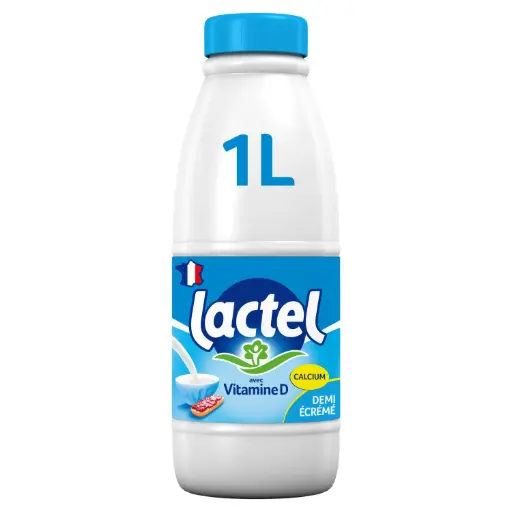 [3252210390014] LACTEL MILK DEMI-ECREME 1L