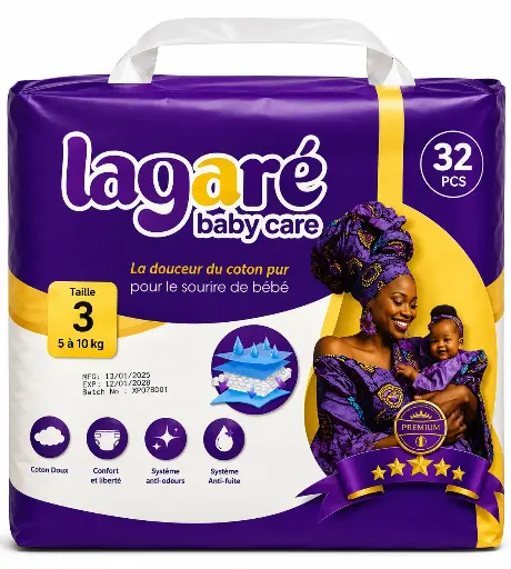 [6972329475842] LAGARE BABY CARE 3 32PCS 5 A 10 KG