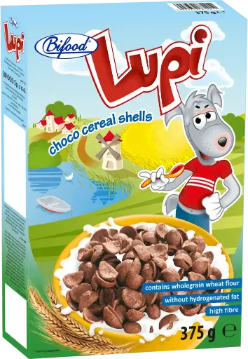 [5907654872012] LUPI CHOCO CEREAL SHELLS 375G