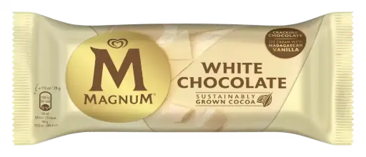 [8711327612945] MAGNUM WHITE CHOCOLATE GROWN COCOA 79G