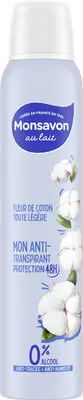 [3181730134696] MONSAVON AU LAIT FLEUR DE COTON 24H 0% AL 200ML