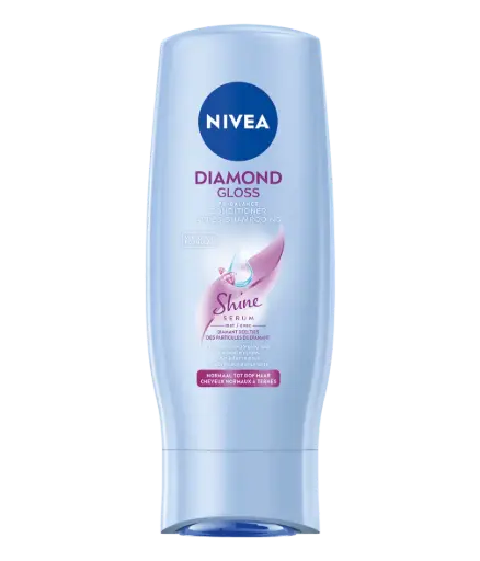 NIVEA APRES-SHAMPOOING BRILLANCE DIAMOND GLOSS PARTICULES DE DIAMANT 200ML