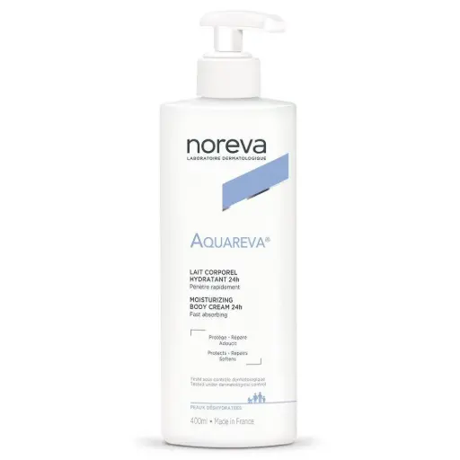 [3401351478482] NOREVA AQUAREVA LAIT CORPOREL HYDRATANT 24H 400ML
