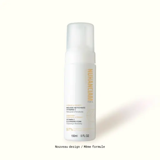 [3664448000342] NUHANCIAM LISSAGE & FERMETE MOUSSE NETTOYANTE VITAMINE C 150ML