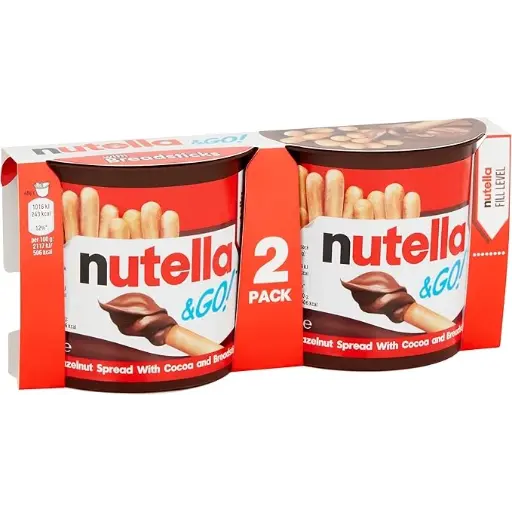 [8000500045497] NUTELLA 2 PACKS 52G